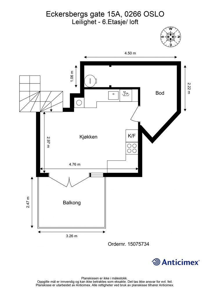 Plantegning - 6.Etasje  