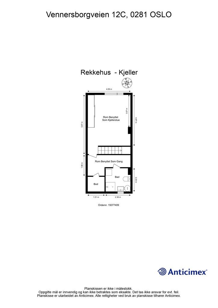 Plantegning- Kjeller