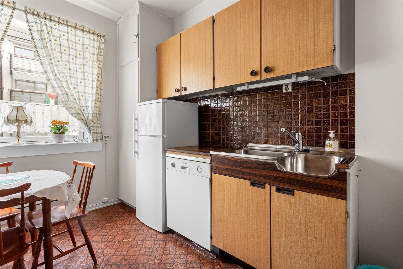 Her ligger alt til rette for å skape et funksjonelt og tidsriktig kjøkken.