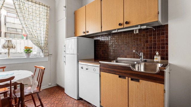 Her ligger alt til rette for å skape et funksjonelt og tidsriktig kjøkken.