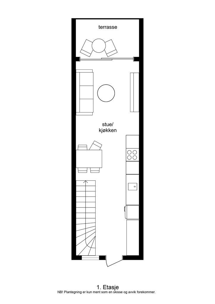 Plantegning 1. etasje