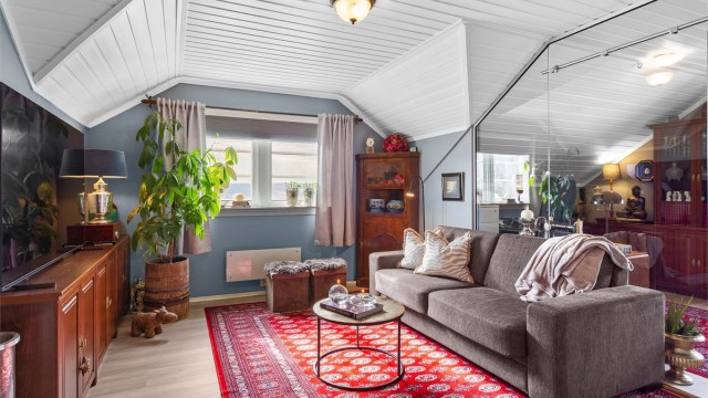 TV-stuen er et lunt og tilbaketrukket rom, ideelt for filmkvelder eller som et lekerom.