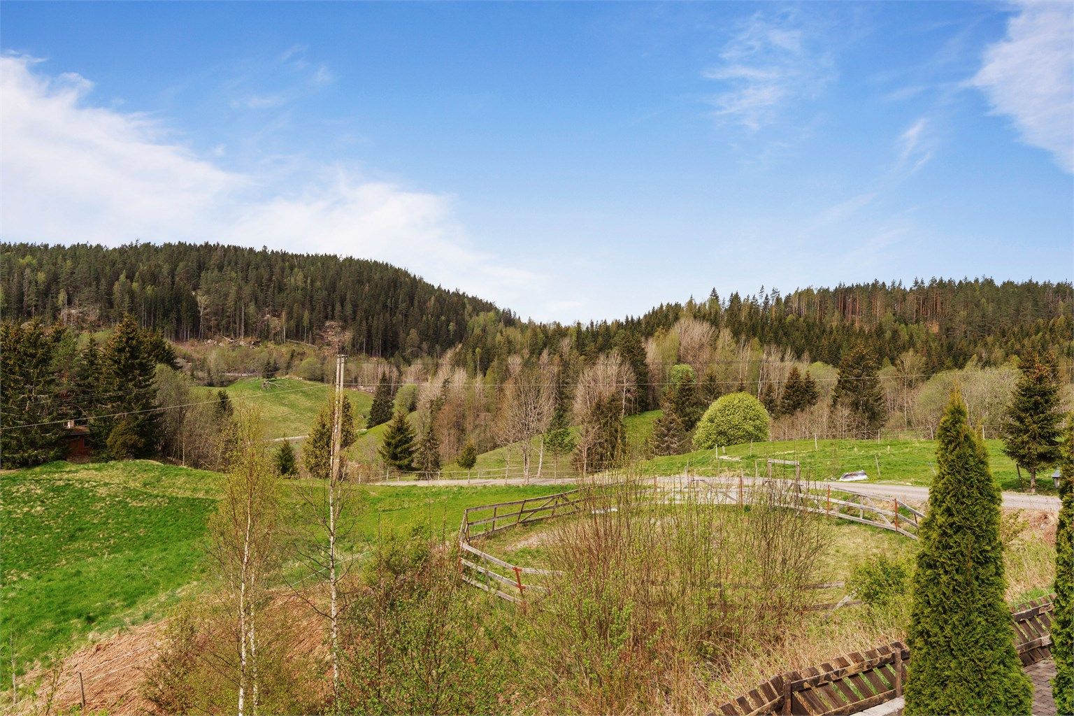Flott utsyn til beitene.