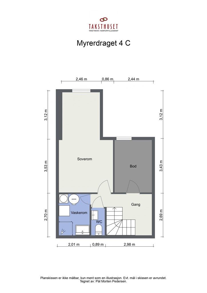 Plantegning kjelleretasje