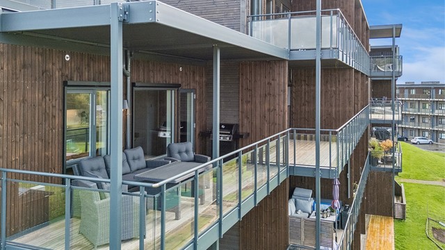 Endebeliggenheten og at det ikke er noen boenhet over sørger for litt mer privatliv.