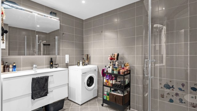 Badet ble pusset opp i 2022 i regi av borettslaget.