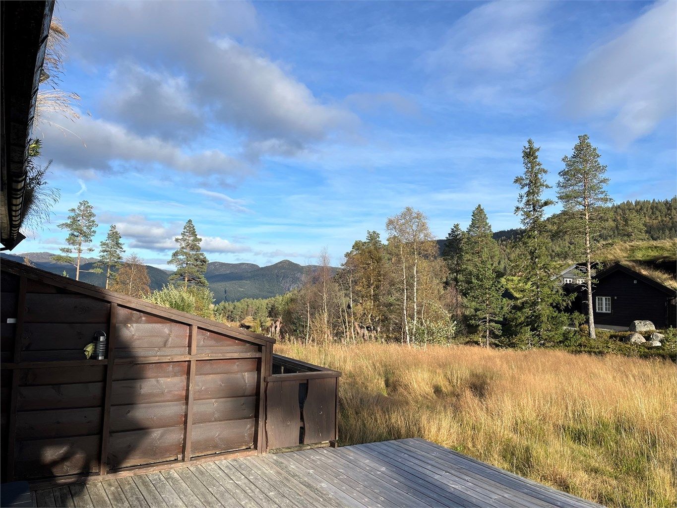 Flott utsikt mot Setesdalen.