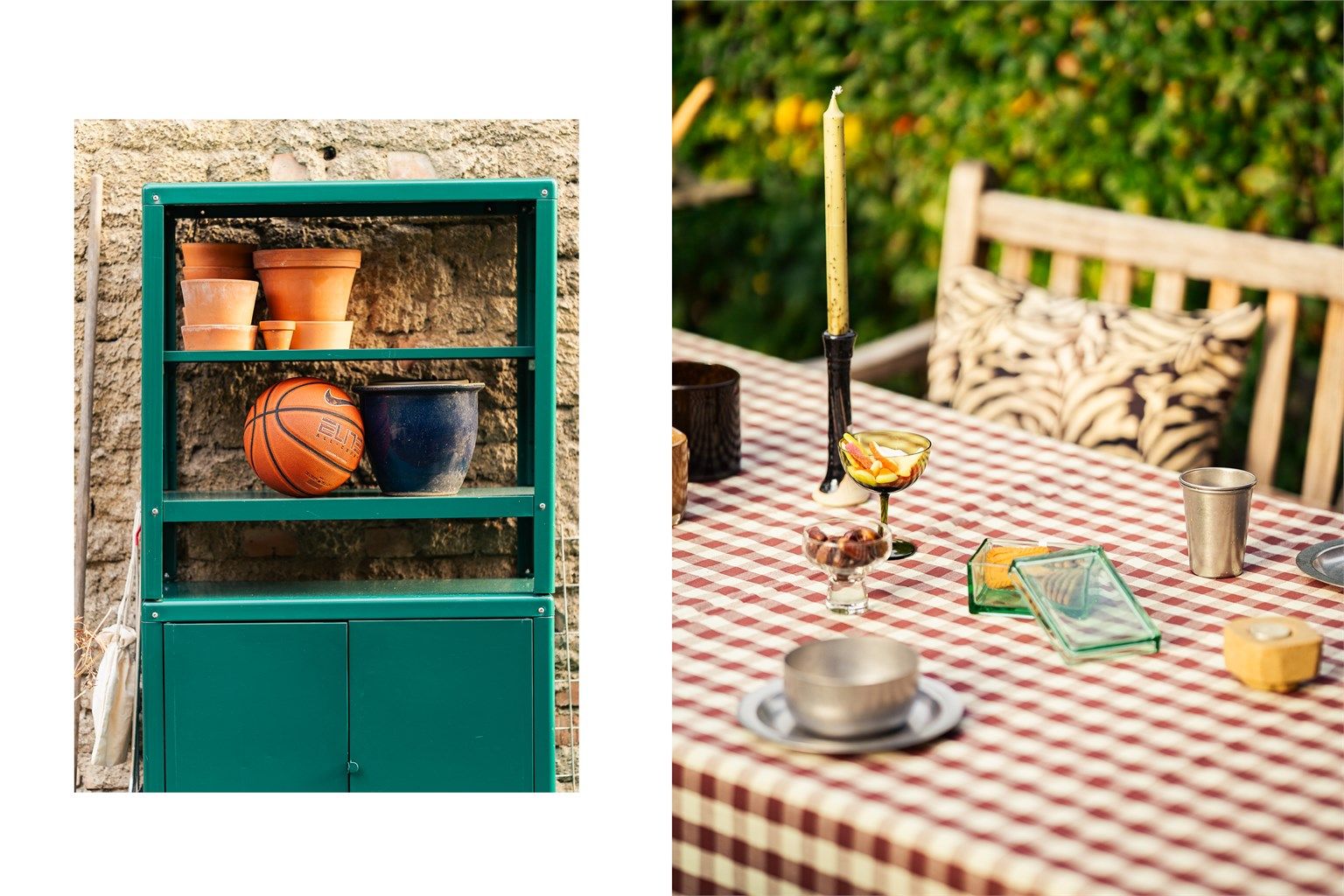 Uteplassen er perfekt for sosiale sammenkomster.