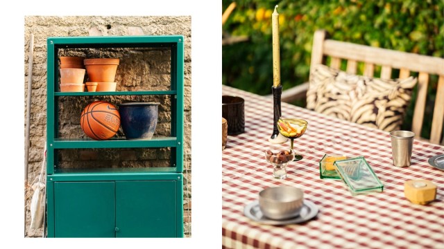 Uteplassen er perfekt for sosiale sammenkomster.