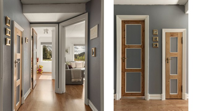 - Fra gangen i 2. etasje har man tilgang til kaldloft -