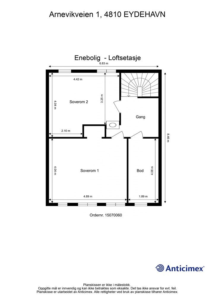 Plantegning 2. etasje