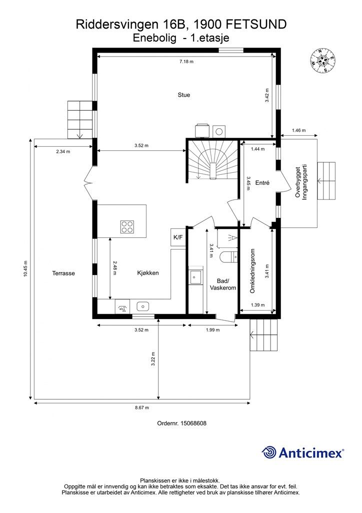Plantegning- 1.etasje