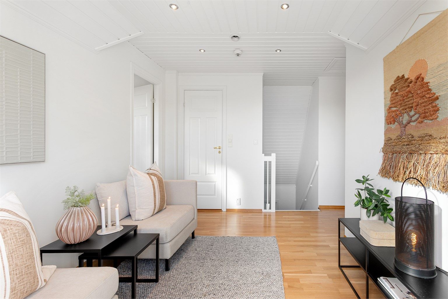 Loftstue med plass til sofa