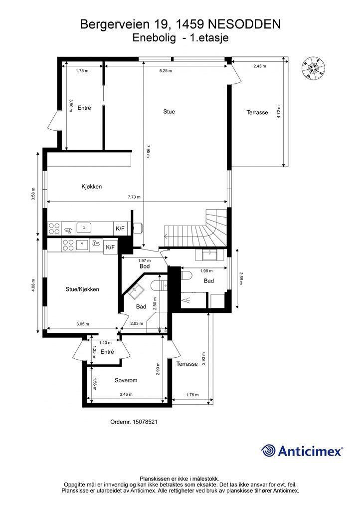 Plantegning 1.etasje