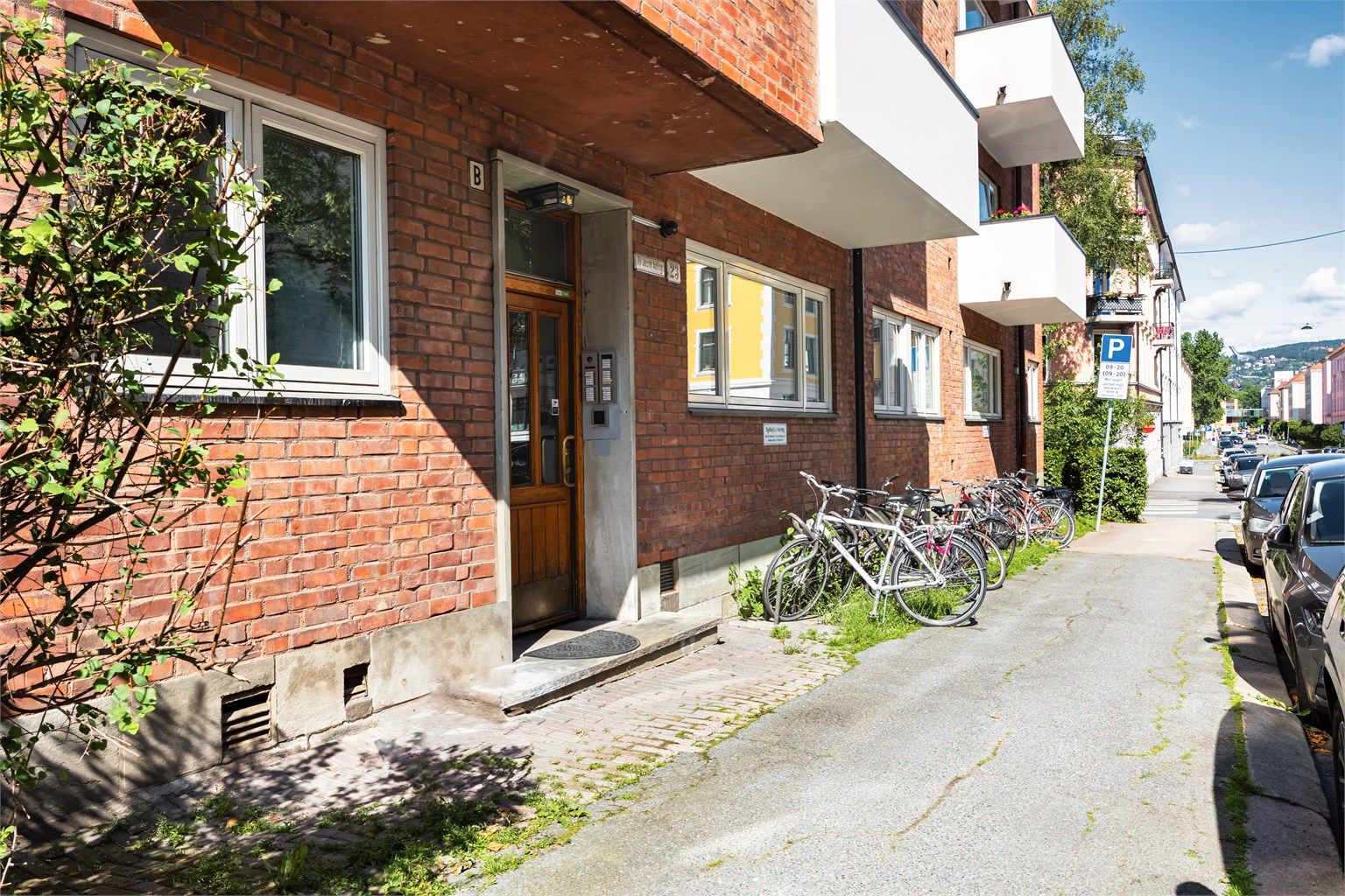 Inngangsparti.