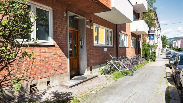 Inngangsparti.