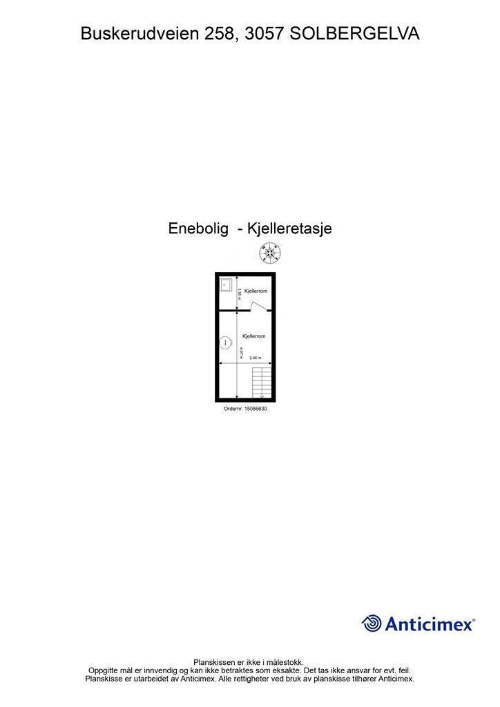 Plantegning - Kjelleretasje