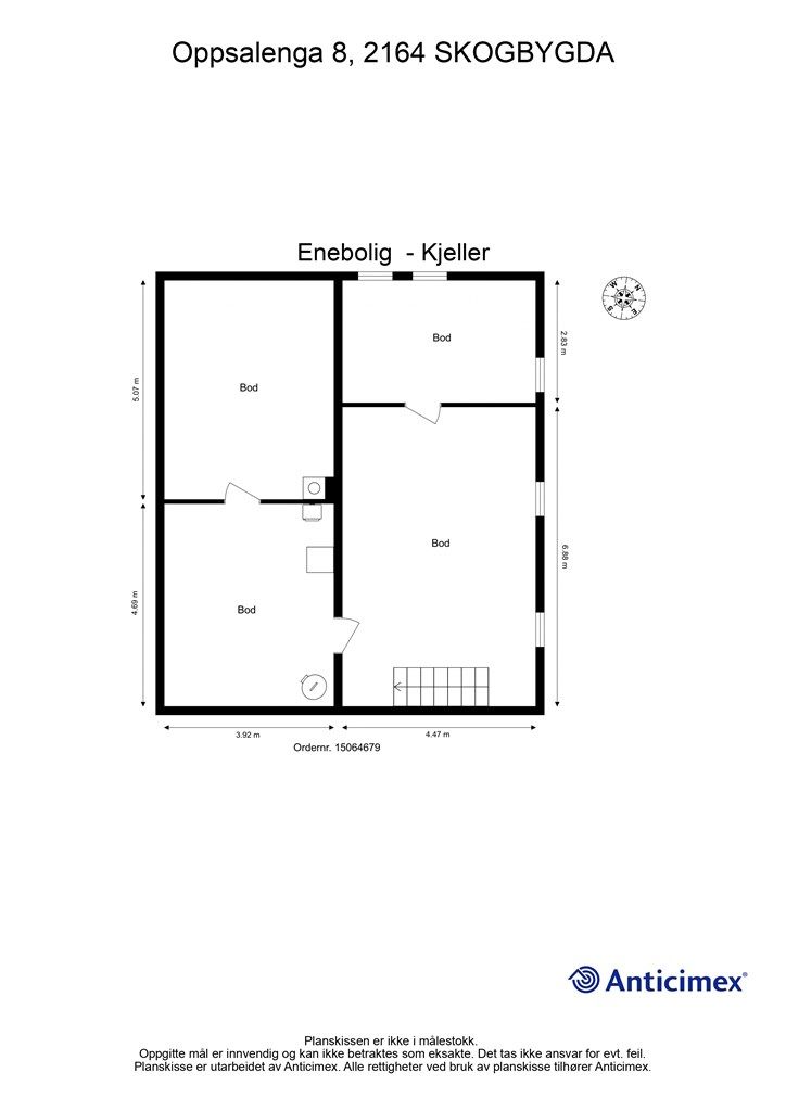 Plantegning - Kjeller