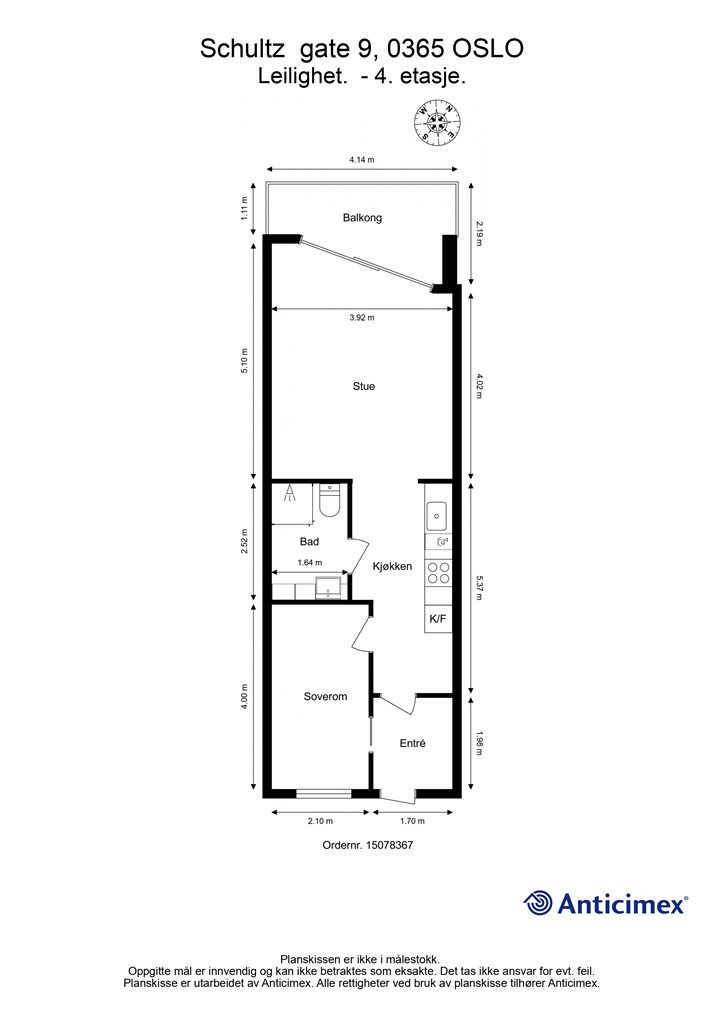 Praktisk planløsning.