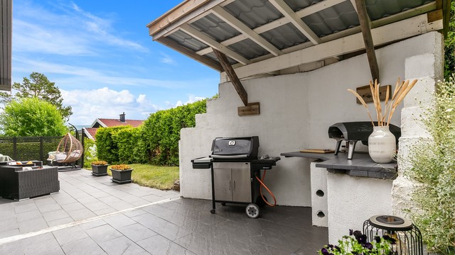 Overbygget "utekjøkken"