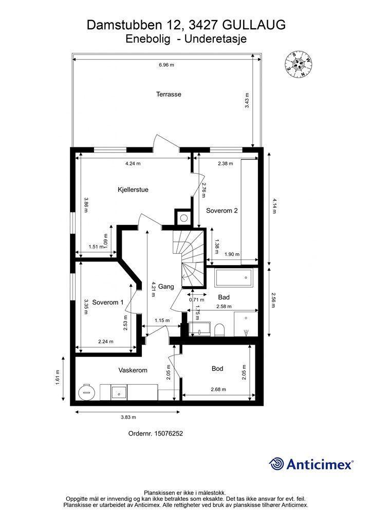 Plantegning - Underetasje
