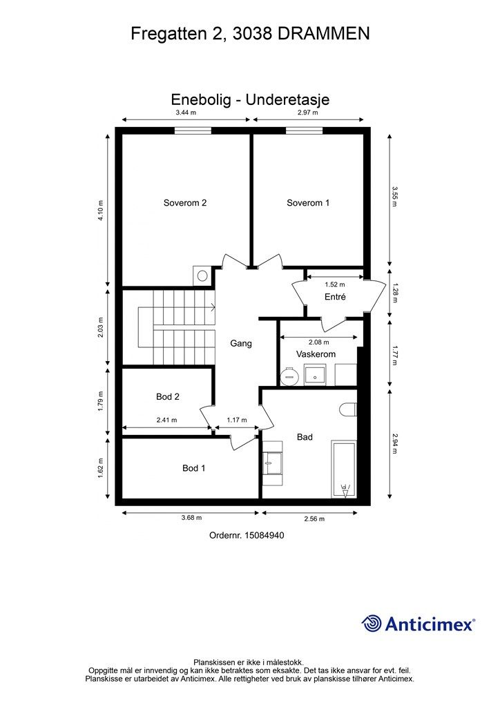 Plantegning - Underetasje