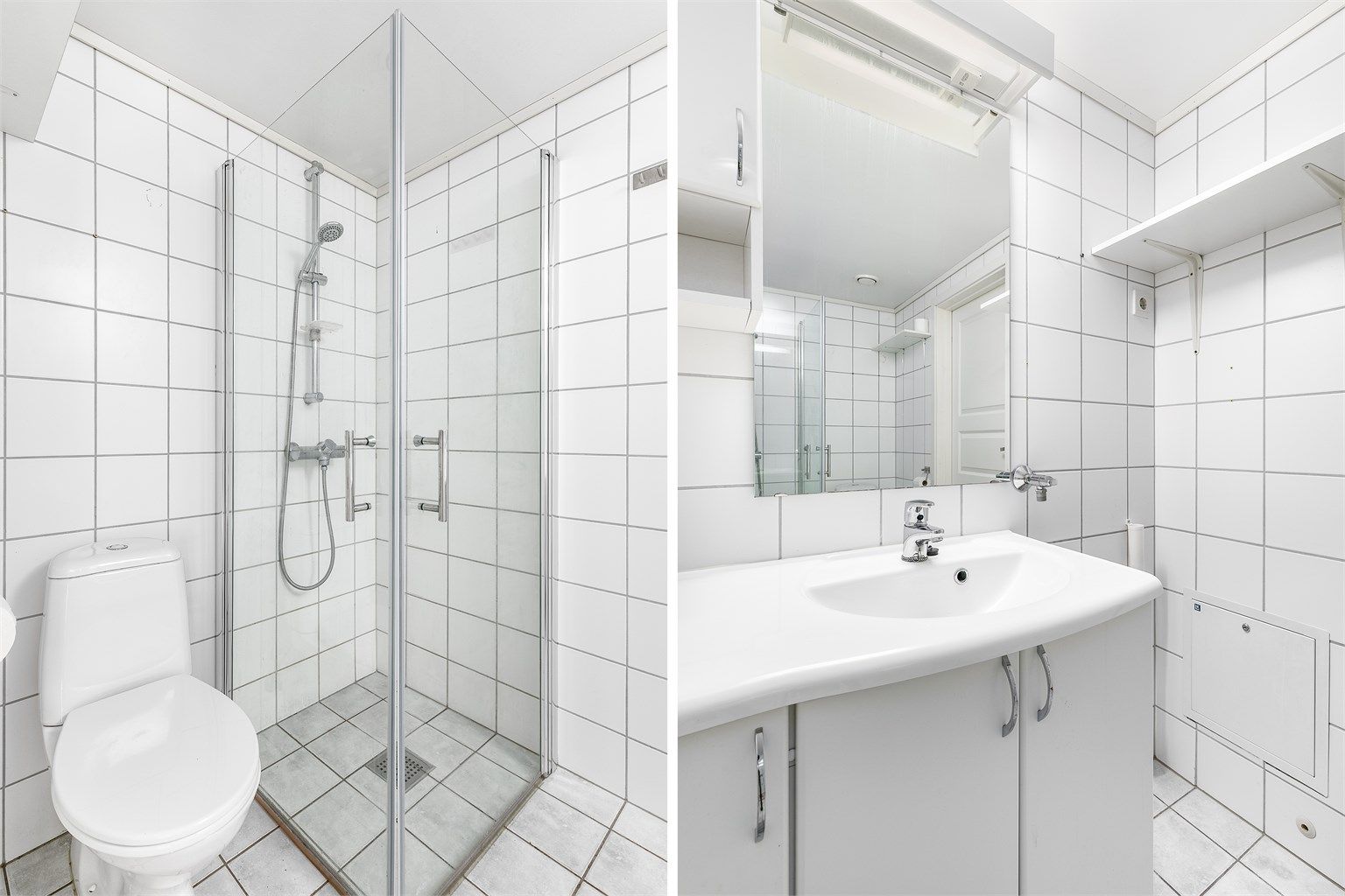 Det er registrert motfall rundt badets sluk. TG 3 er satt for dette forholdet alene, TG 1 og 2 for resten av badet .