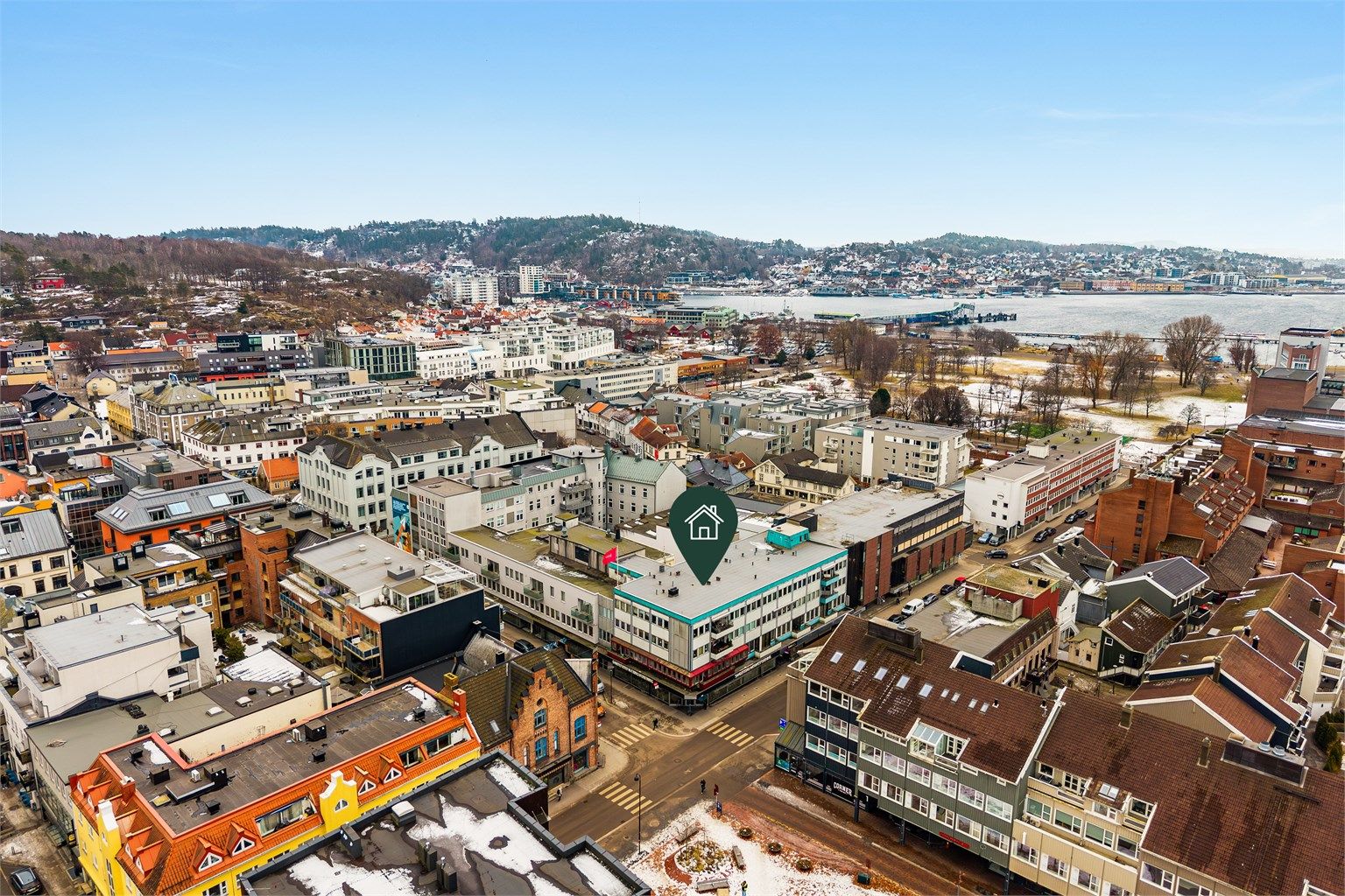 Midt i sentrumskjernen