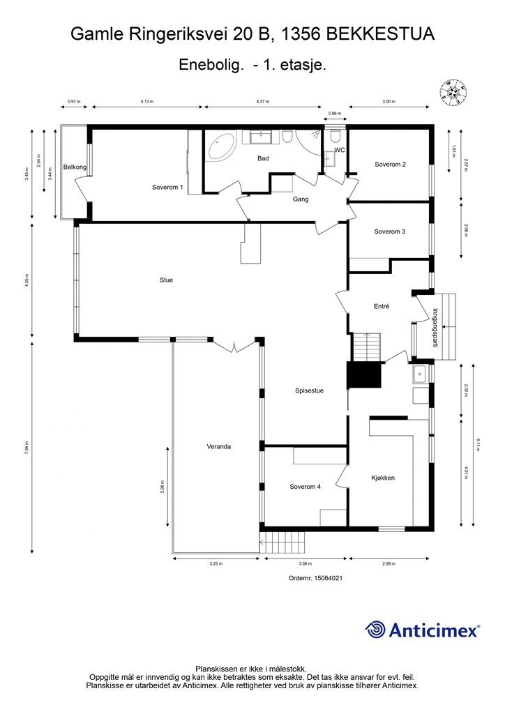 Plantegning - Første etasje
