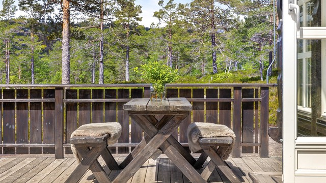 Her er det god plass til ulike sittegrupper.