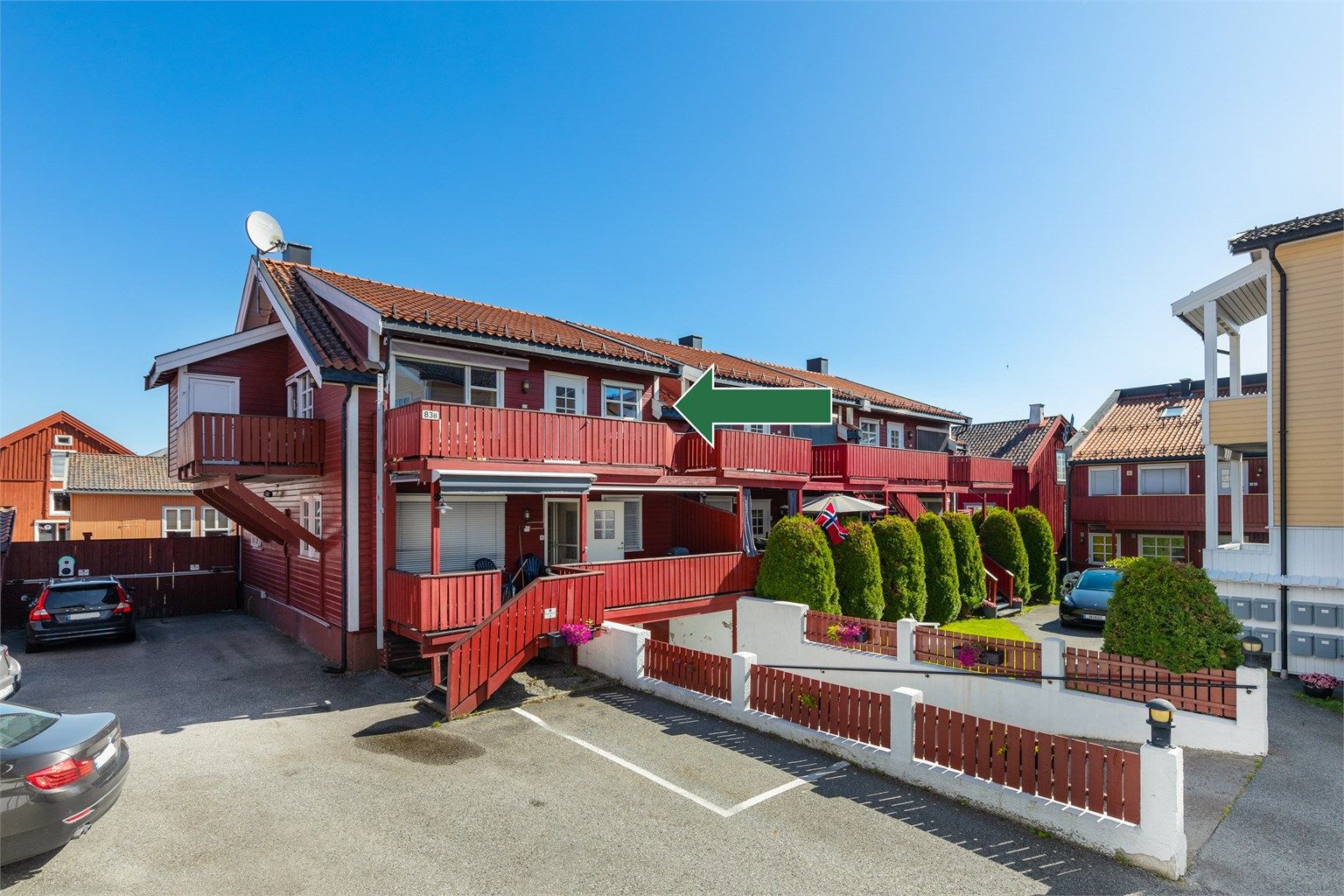 Sentral beliggenhet samtidig tilbaketrukket og skjermet. Foto: Trond Reder