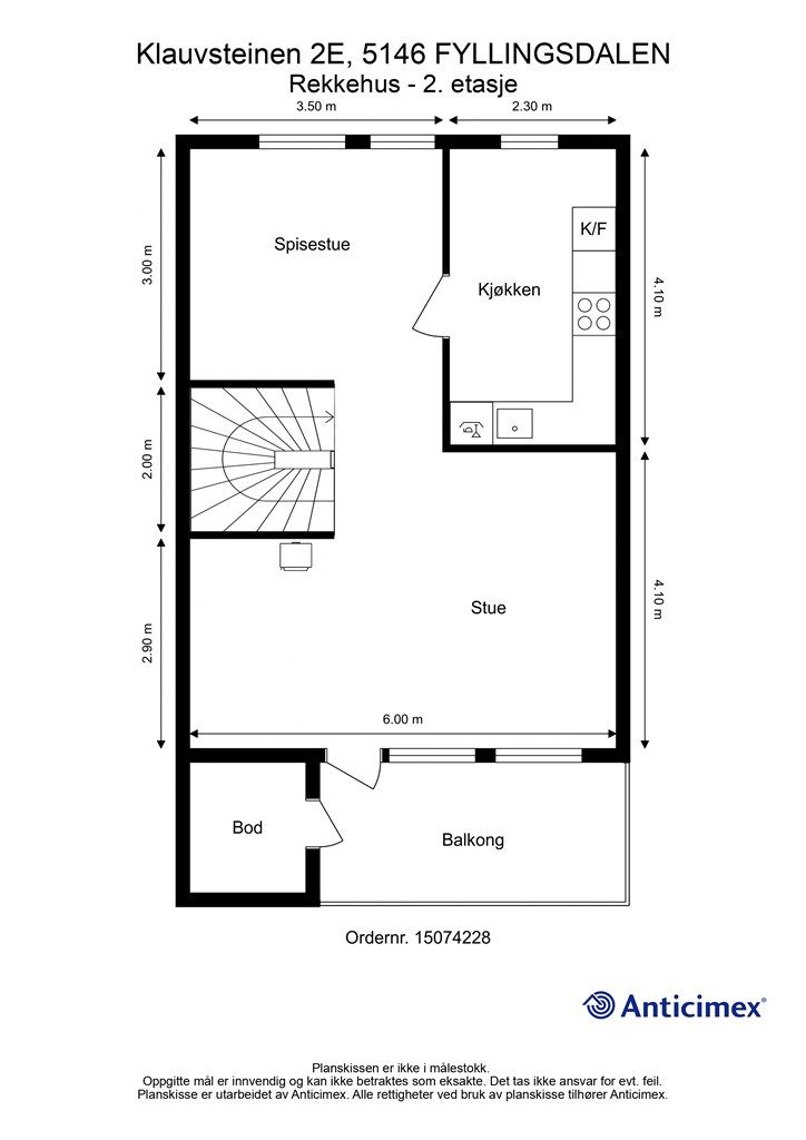 - Plantegning 2. etasje -