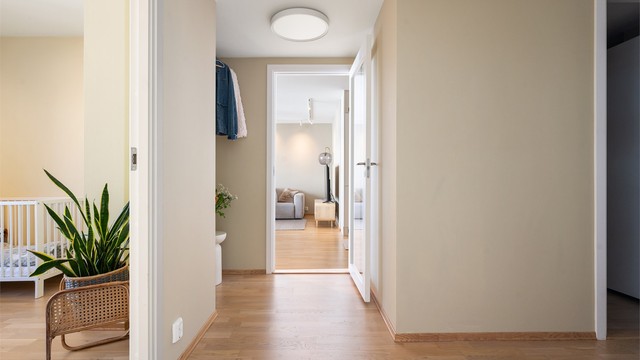 Det første som møter deg er en lun og innbydende entré