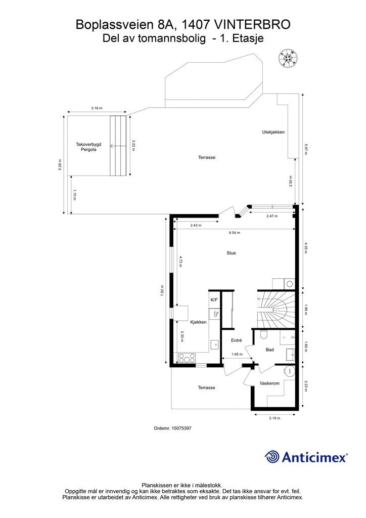 Plantegning - 1. etasje