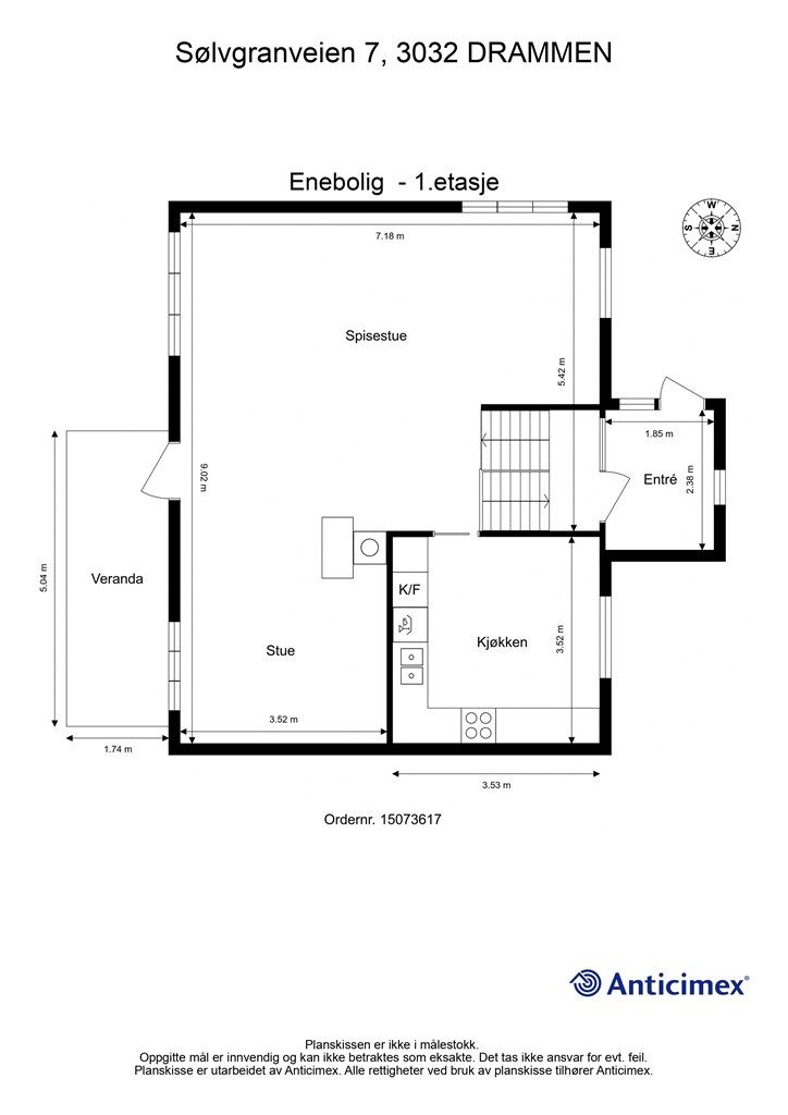 Plantegning - 1. etasje
