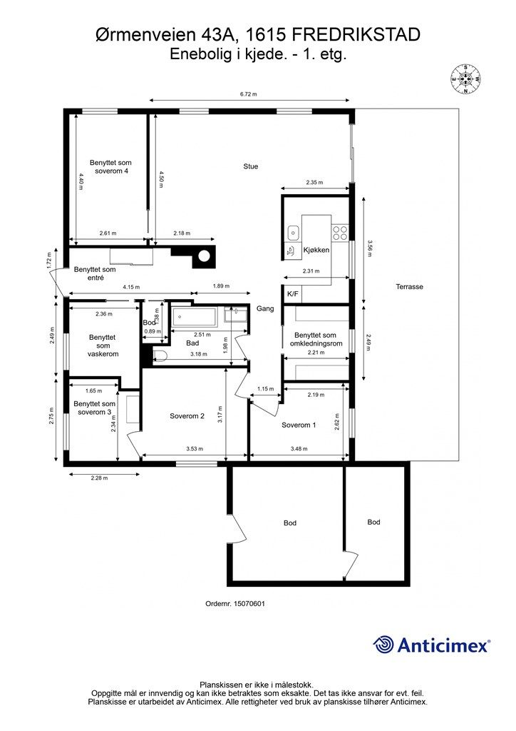 Planskissen er veiledende.