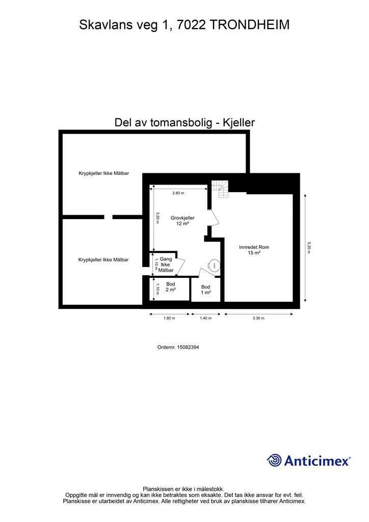 Plantegning- Kjeller.