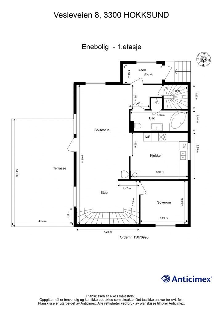 Plantegning 1. etasje