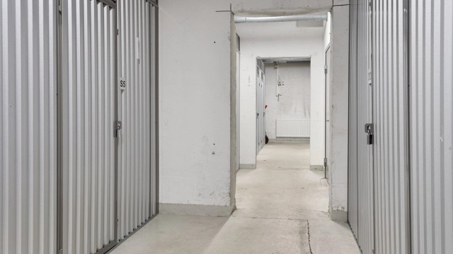 Mulighet for oppbevaring i bod på 5 kvm beliggende i kjelleretasjen
