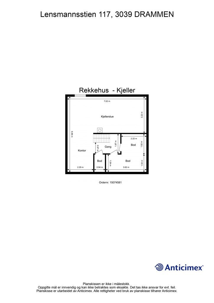 Plantegning - Kjeller