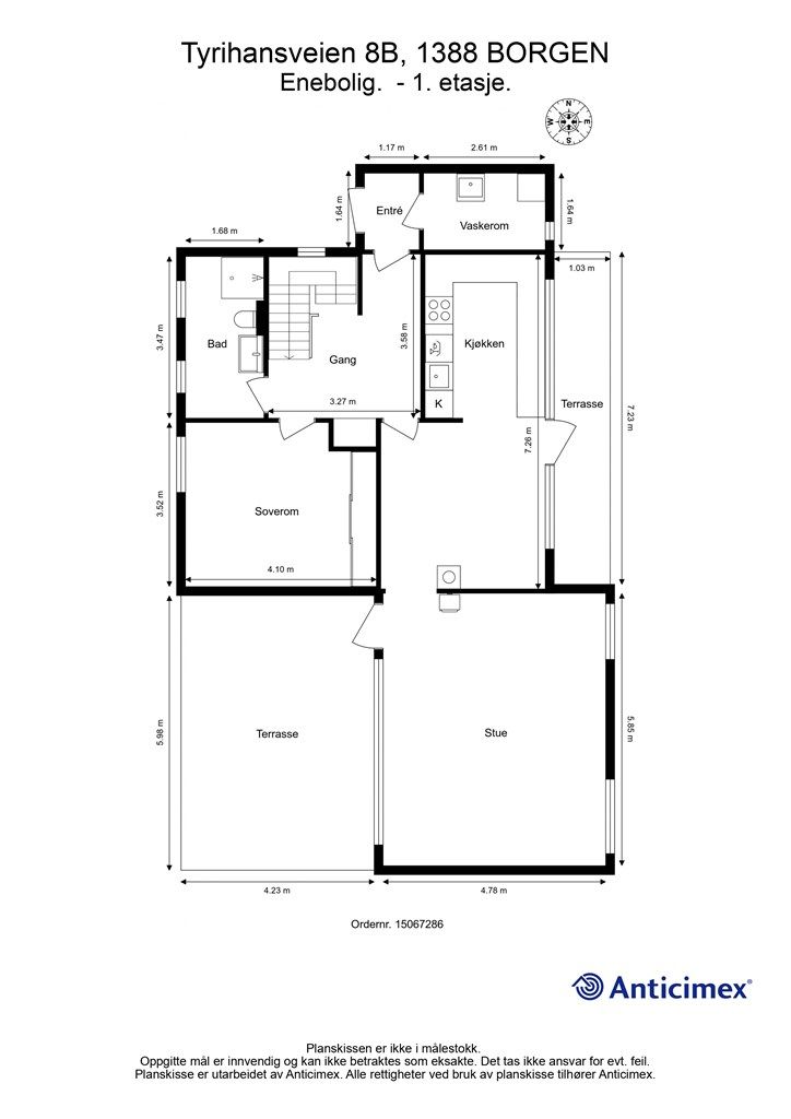 Plantegning - 1. etasje