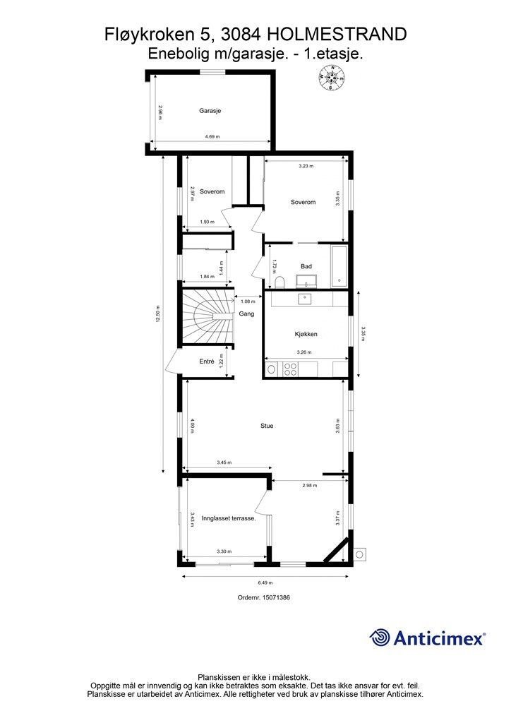 Plantegning 1. etasje