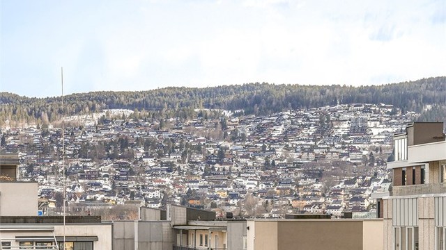 Utsikt fra balkong
