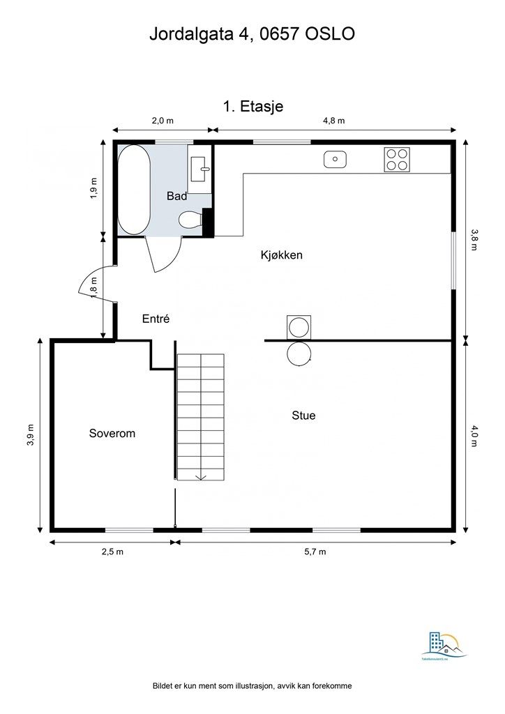 Plantegning 1. etasje