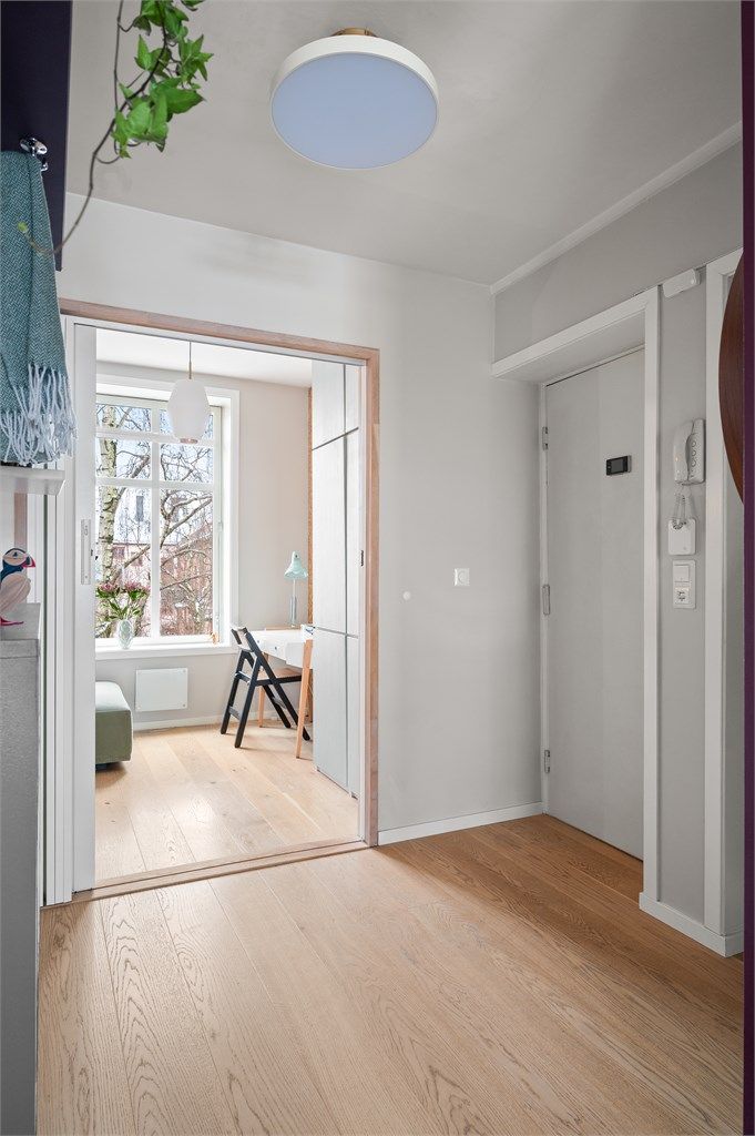 Brannklassifisert entrédør fra 1988 gir trygghet.