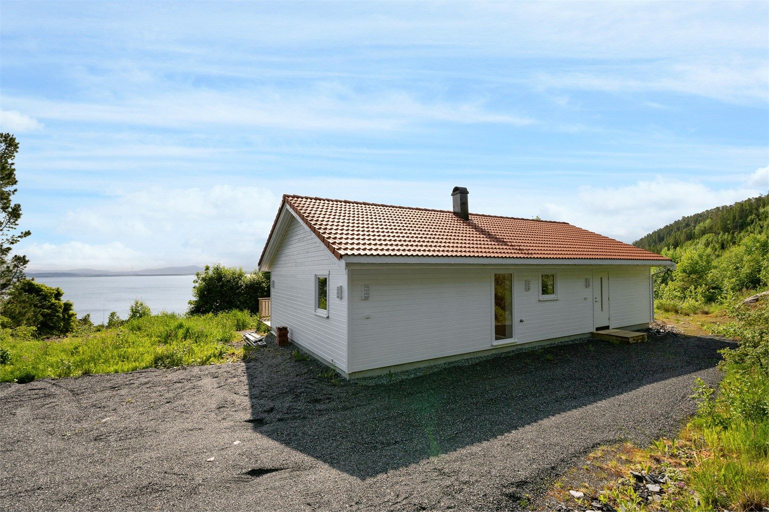 Huset ble oppført i 2023, og er hittil både ubebodd og ubenyttet.