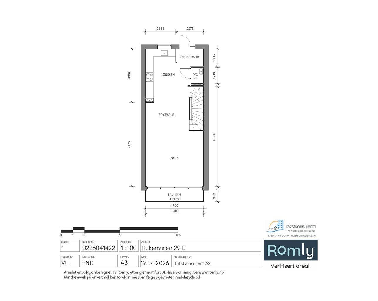 Plantegning - 1. etasje