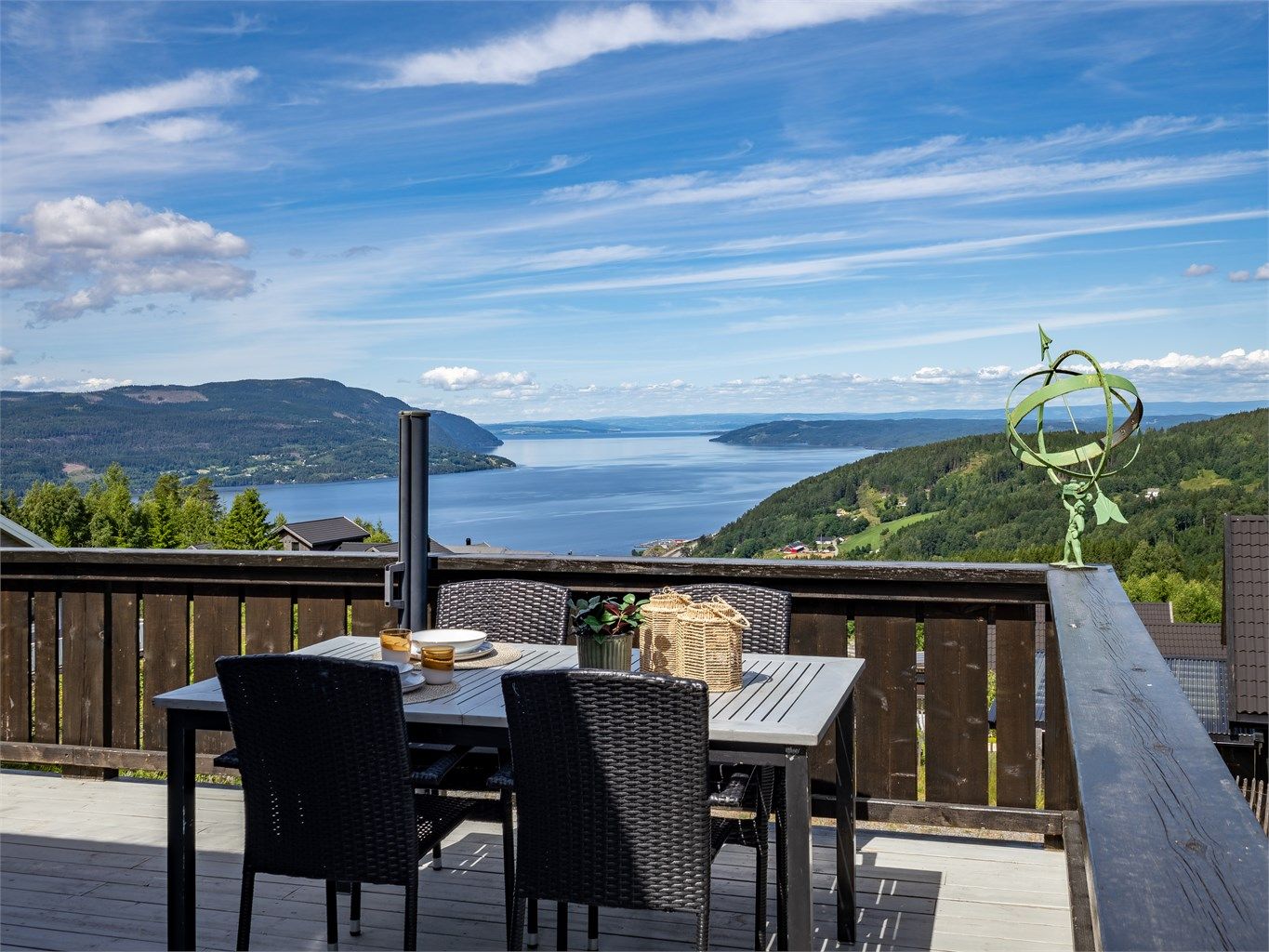 Utsikt fra terrasse