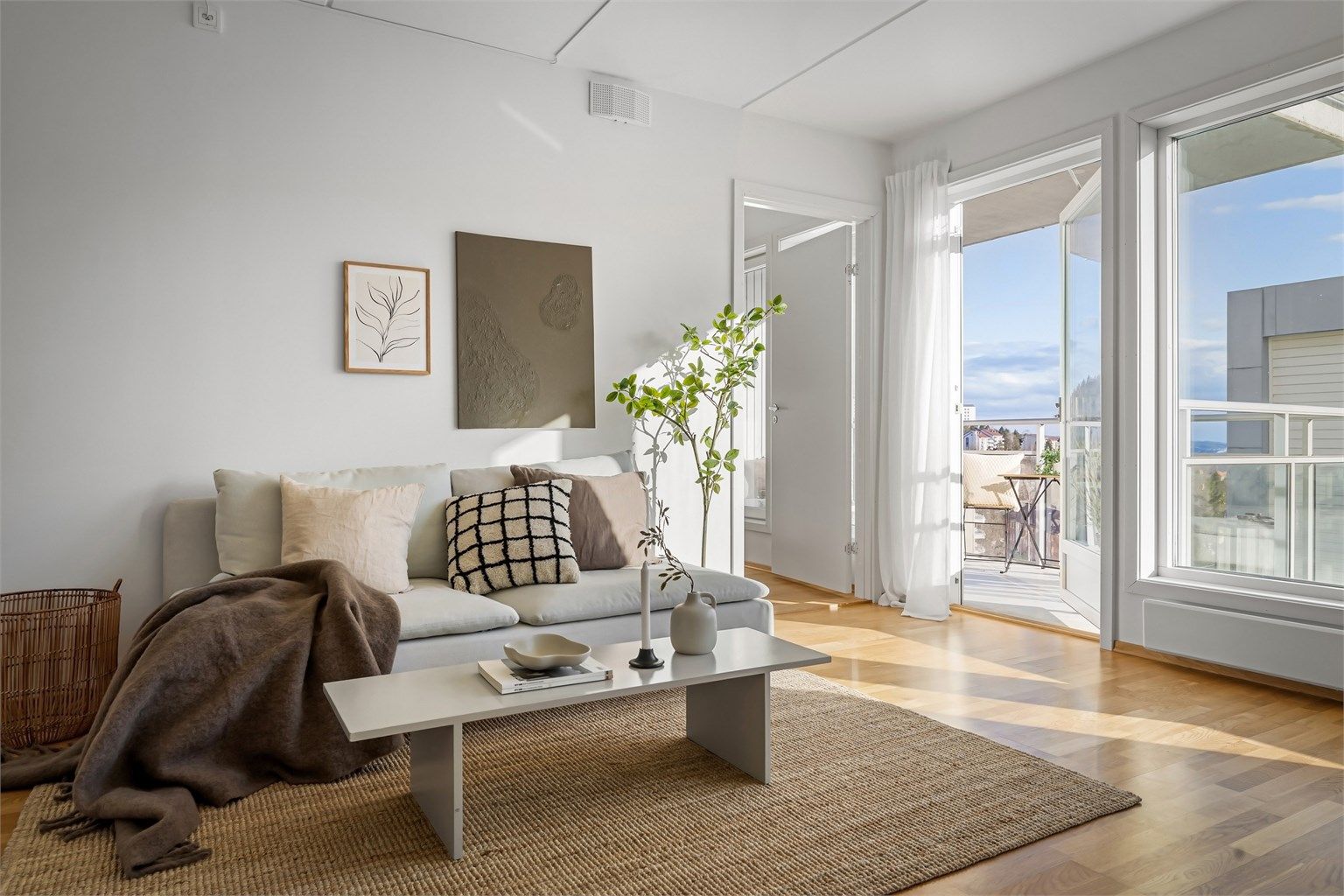 Boligen var ny i 2017 og innehar en gjennomgående god standard