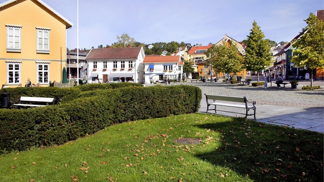 Torget i Drøbak